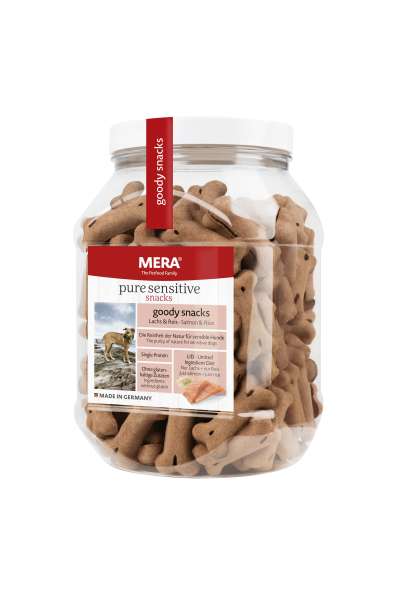 MERA pure sensitive goody snacks Lachs & Reis, 600 g