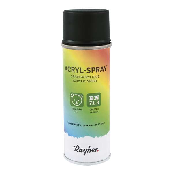 Acryl Spray schwarz 200 ml