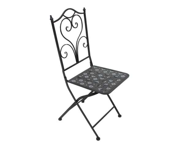 Klappstuhl Kentucky antik anthrazit 50 x 92 cm
