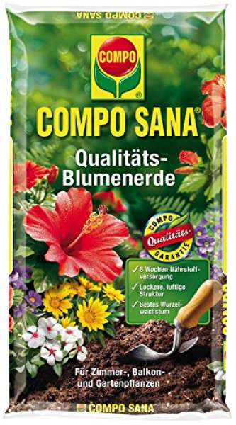 COMPO SANA Qualitäts-Blumenerde, 5 Liter