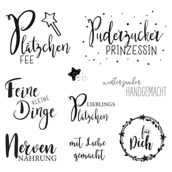 Clear Stamps Süße Grüße