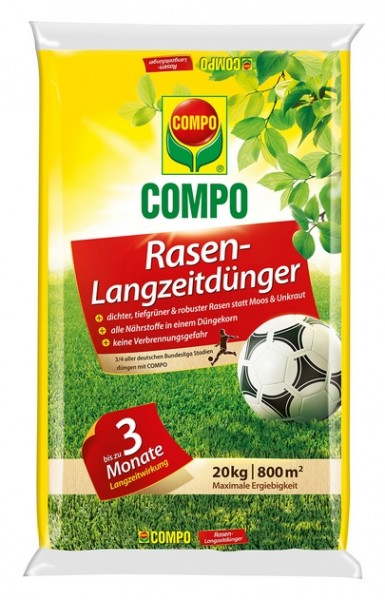 Compo Rasendunger Mit Langzeitwirkung 20kg Dunger Dungemittel Dunger Gartenbedarf Sortiment Bellandris Matthies Onlineshop