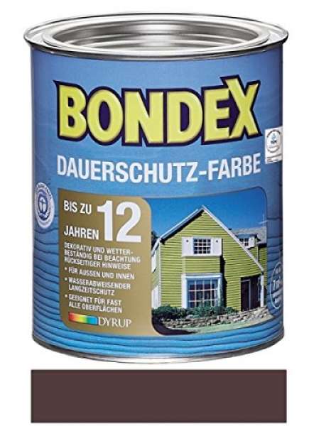 Bondex Dauerschutz-Farbe 0,75 Liter Schokoladenbraun