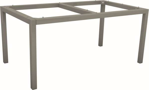 Tischgestell 130 x 80 cm Alu graphit