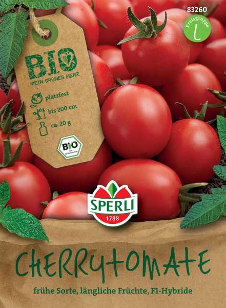 Sperli Tomate Bio Cherry, früh F1