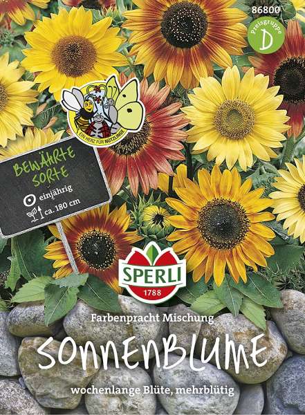 Sperli Sonnenblumensamen, Farbenpracht Mischung