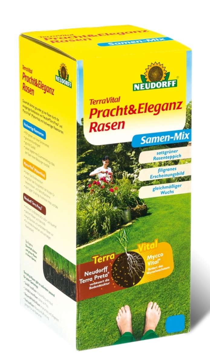 Rasen Mix Pracht+Eleganz 3,00kg 100qm # | Rasensamen | Samen | Aussaat