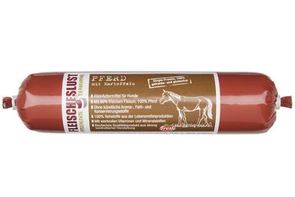 Fleischeslust Nassfutter Pferd mit Kartoffel Getreidefrei 400g